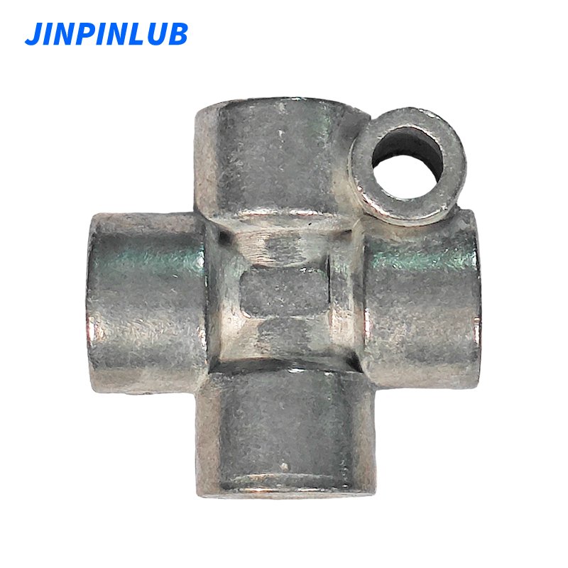 

JINPINLUB, цепь из цинкового сплава, фиксированный четырехходовой Соединительный коннектор цепи масла для соединения труб системы смазки