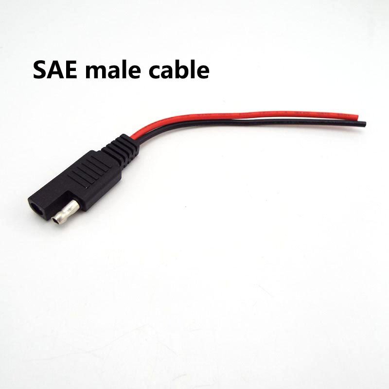 

SAE кабель удлинитель 18AWG 10 см черный+красный