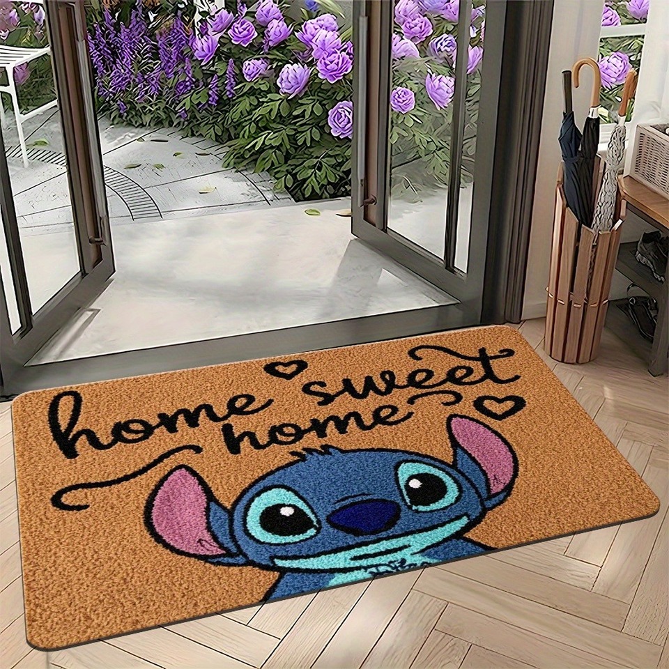 

Stitch's Cozy Home MatSoft, впитывающие и нескользящие, коврики для ванной комнаты, коврики для йоги, украшение для дома