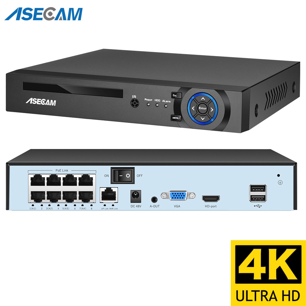 

ASECAM AS8814K NVR видеорегистратор с распознаванием лиц