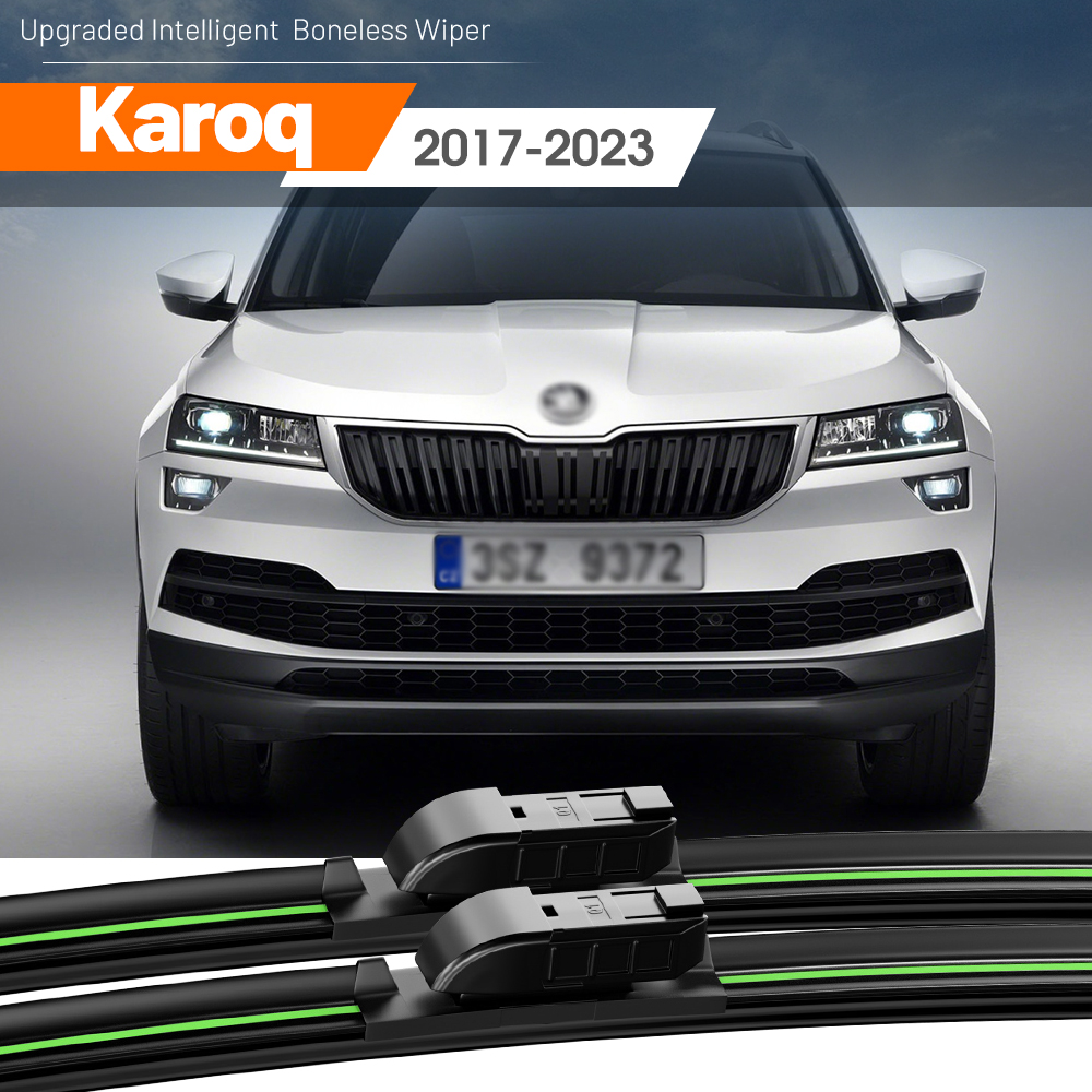 

2 шт. для Skoda Karoq 2017-2023 щетки стеклоочистителя переднего стекла 2018 2019 2020 2021 2022 аксессуары для ветрового стекла