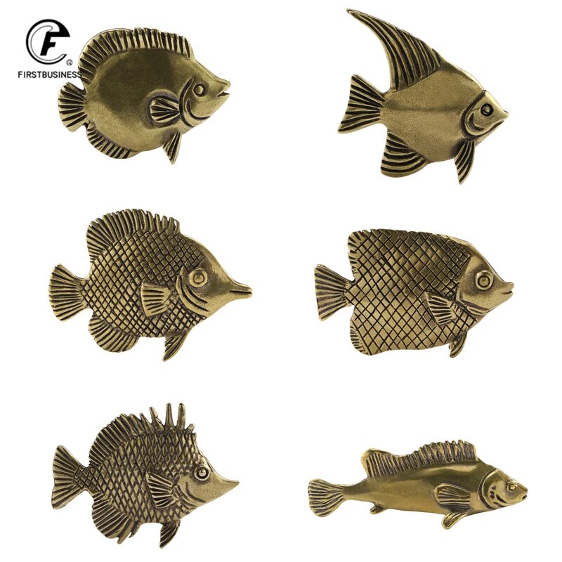 

Миниатюра латунная рыба Pterophyllum Scalare
