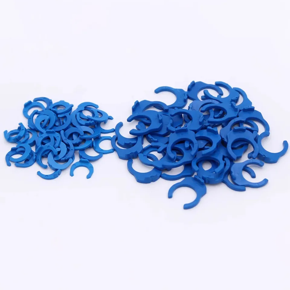 

Синий пластиковый хомут для шланга 1/4'' 3/8''