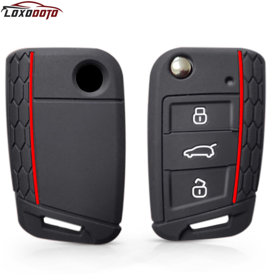 

Для Skoda Superb Octavia Fabia Rapid Kodiaq Для VW Golf 7 GTI POLO Touran Tiguan Для Seat Ibiza Leon Чехол для автомобильного ключа Крышки Брелок