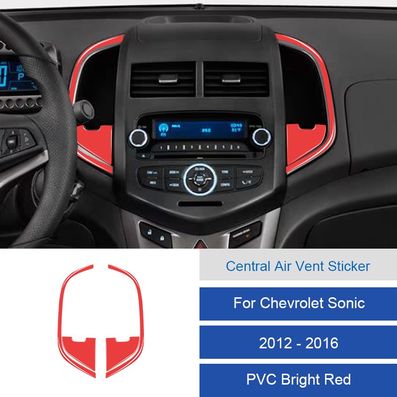 

Мягкий чехол из углеродного волокна/ПВХ для салона автомобиля Chevrolet Sonic 2012 2013 2014 2015 2016