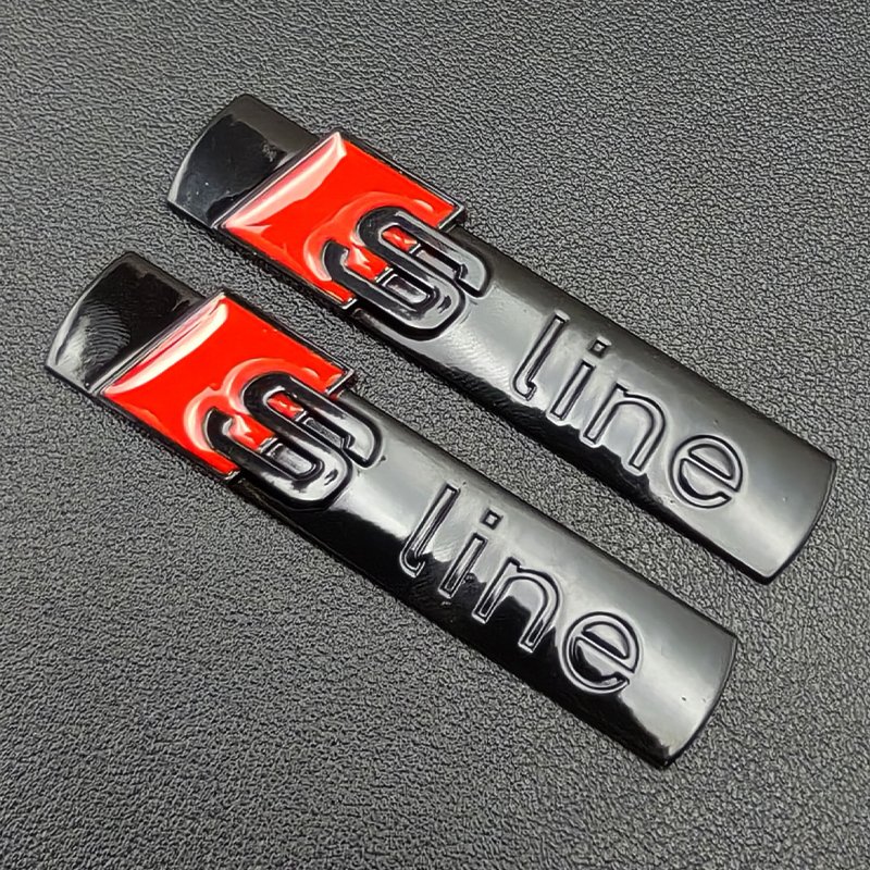 

2 Шт. Audi S Line 3D Металлическая Эмблема С Логотипом