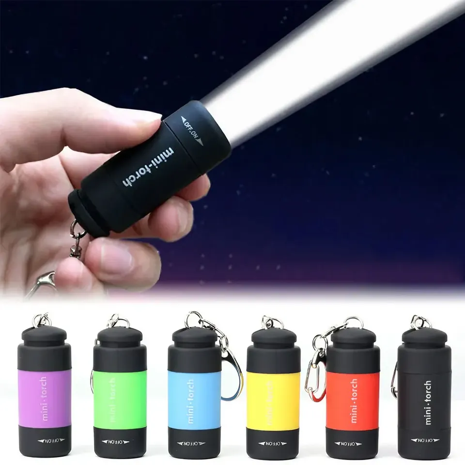 

STONEGO мини фонарик USB зарядка черный