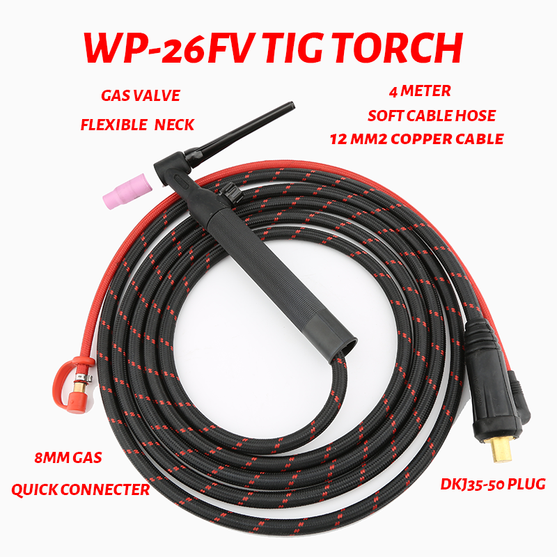 

XMSJ Сварочная горелка WP26FV 200А 4 метра