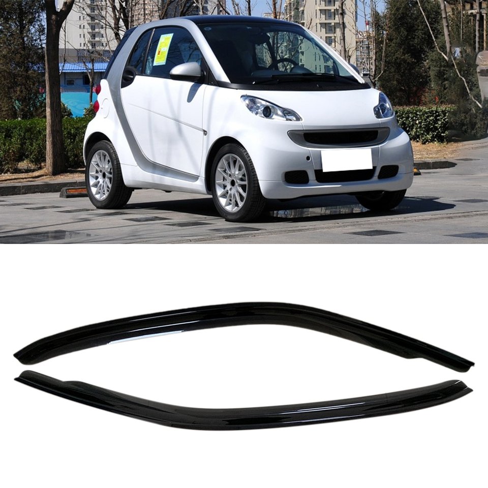 

Оконный козырек для SMART FORTWO W451 C451 2008 2009 2010 2011 2012 2013 2014, ветрозащитные дефлекторы, защита от дождя, дверной козырек, вентиляционные шторы