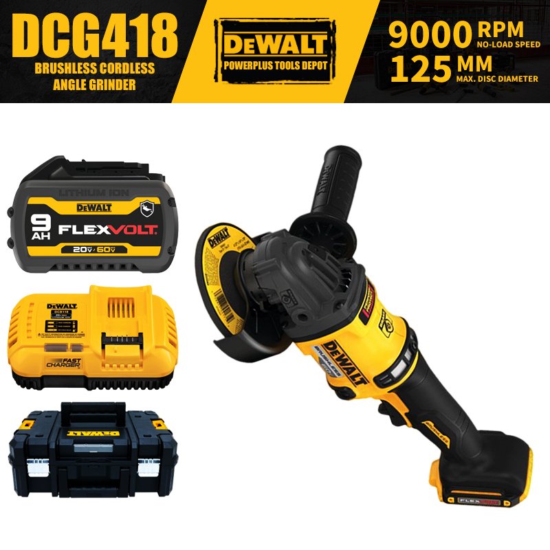 

DEWALT DCG418 FLEXVOLT® 60В шлифовальная машина