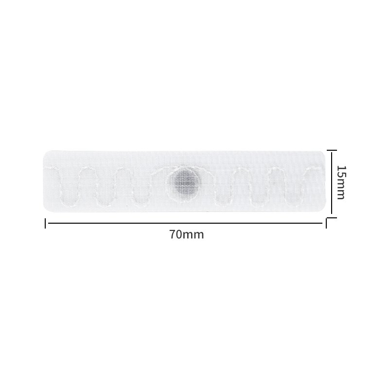 

100pcs UHF RFID Woven Fabric Washable Laundry Tag For Garment Washing