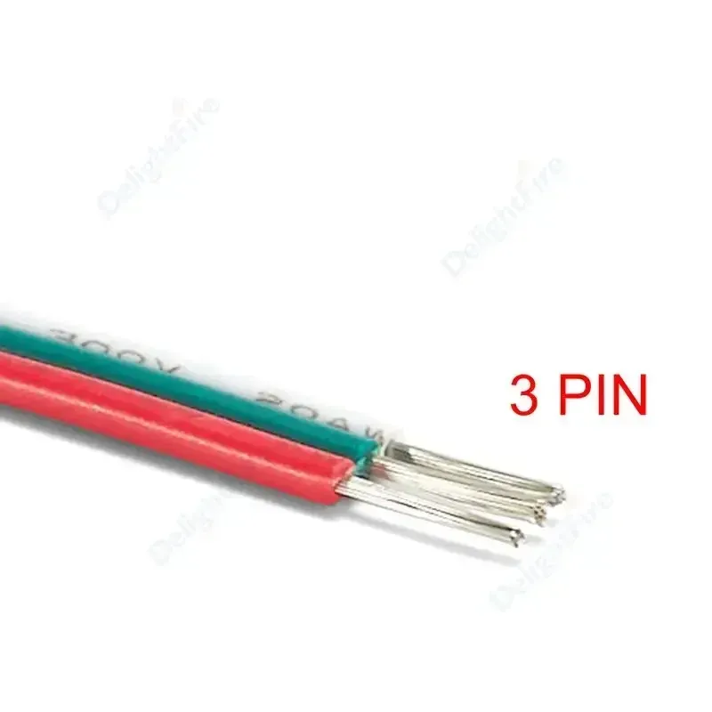 

Провод удлинительный DelightFire медный 22/20/18 AWG 2-контактный RGB