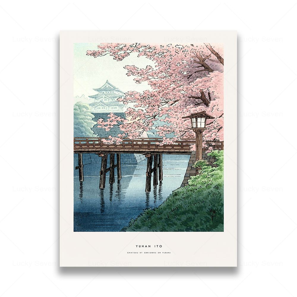 

Kawase Hasui винтажные настенные картины в японском стиле Сакура на холсте скандинавские постеры и принты настенные картины для гостиной домашний декор
