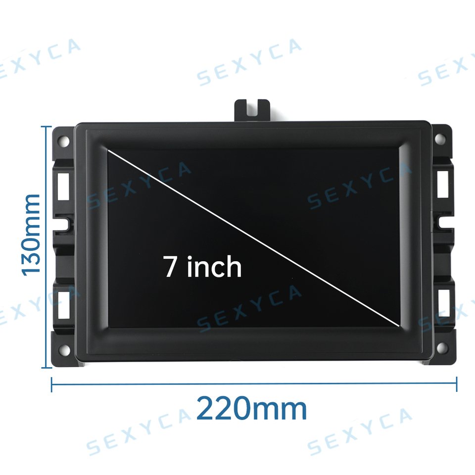 

TDO-WXGA0700K00033-V2 TDO-WXGA0700K00057-V1 7-дюймовый ЖК-дисплей с сенсорным экраном, радиодисплей, навигация для JEEP Compass 2017-2022 Запчасти