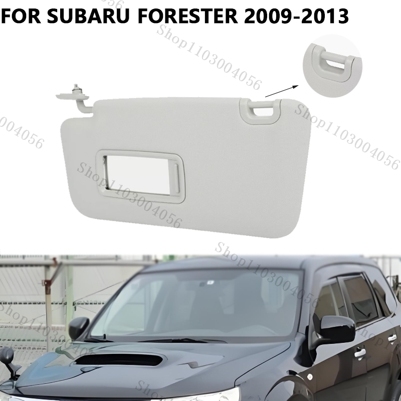

Передний солнцезащитный козырек для Subaru Forester 2009 2010 2011 2012 2013, левый солнцезащитный козырек с зеркалом, солнцезащитный козырек, автомобильные аксессуары 92011SC033LO