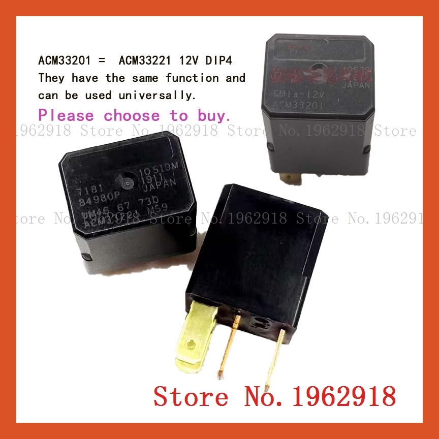 

ACM33201 = ACM33221 12 В DIP4 имеют одинаковую функцию и могут использоваться повсеместно.