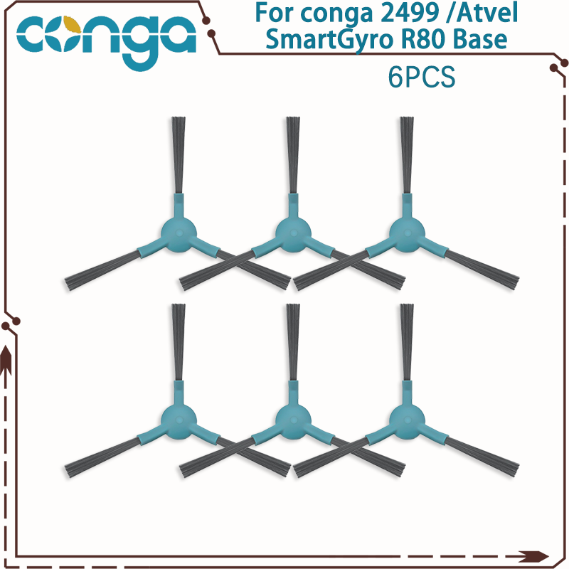 

Аксессуары для Cecotec Conga 2499 Ultra Home Titanium Advanced / Atvel SmartGyro R80, основная боковая щетка, Швабра, фильтр, пылесборник