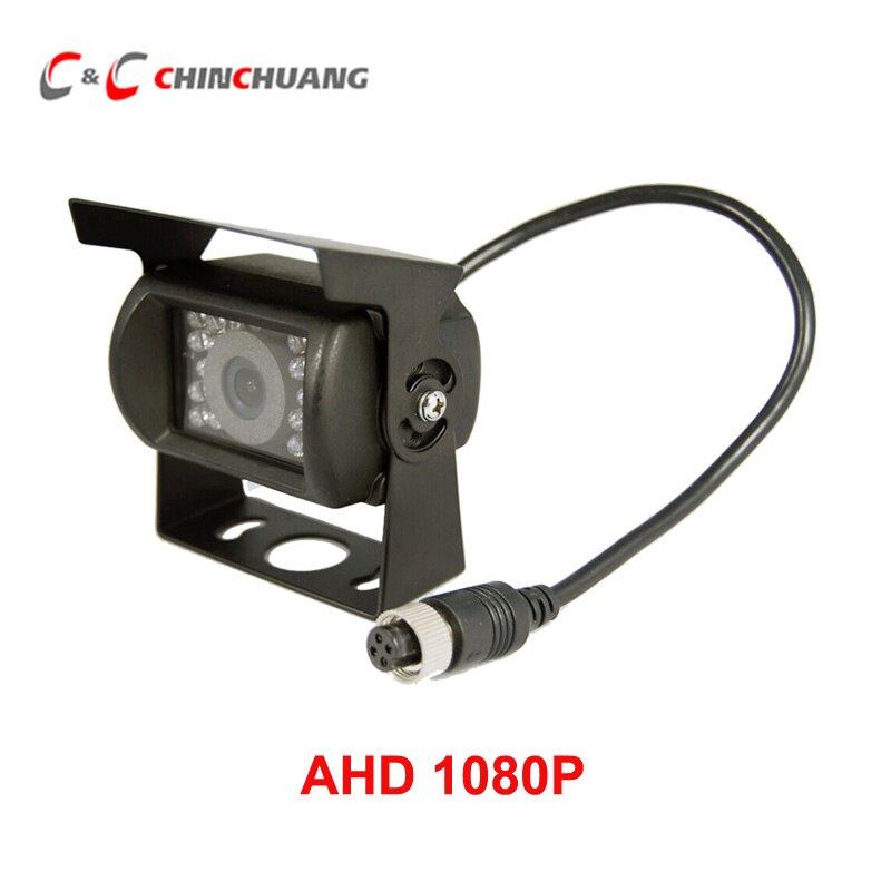 

AHD 1080P 4-контактная камера заднего вида SONY CCD с 18 ИК-светодиодами ночного видения Водонепроницаемая камера для автобуса RV Caravan Van Trailer