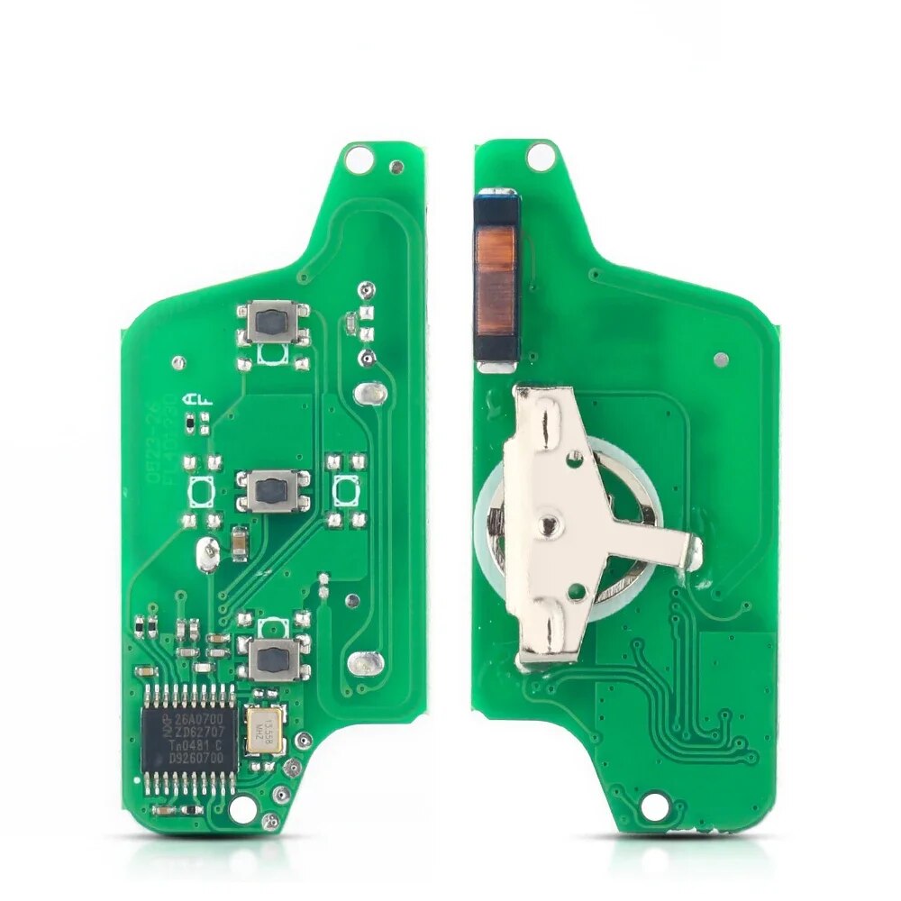

KEYYOU 2/3 кнопки для Peugeot 407 407 307 308 607 для Citroen C2 C3 C4 C5 ASK/FSK дистанционный ключ печатная плата CE0523 CE0536