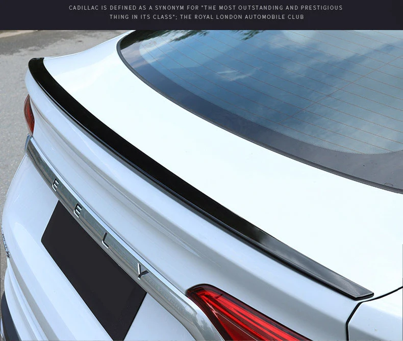 

Для Geely Tugella Xingyue FY11 2019 2020 2021, АБС-пластик, ковка из углеродного волокна, задний багажник, крыло, хвост, комплект кузова автомобиля, аксессуары