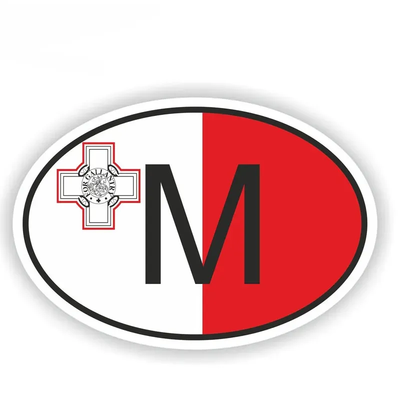 

Аксессуары M MALTA Country Code Наклейка Автомобильный шлем Велосипедная наклейка на автомобиль