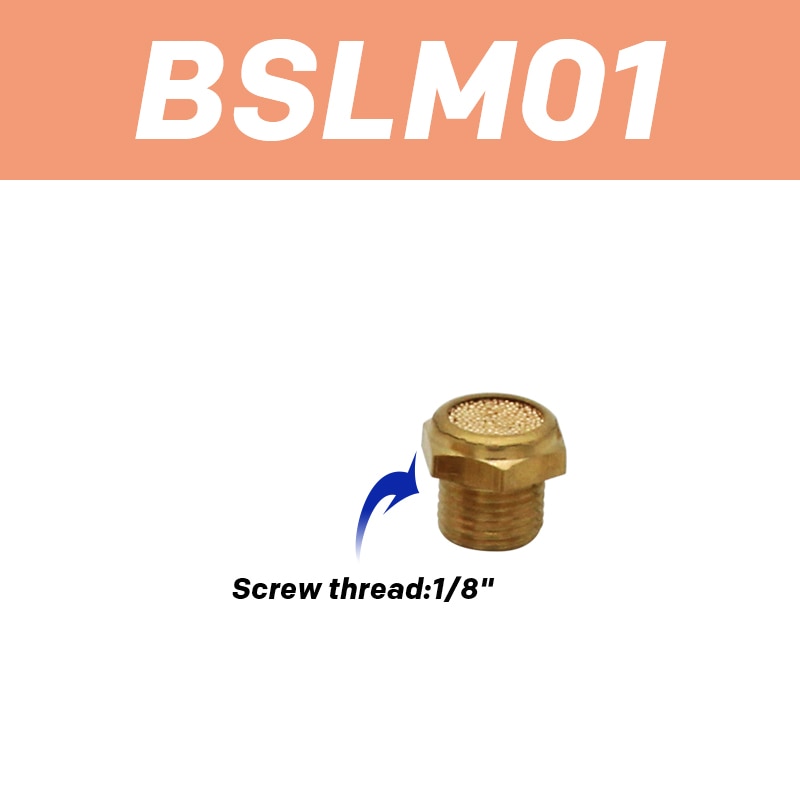 

Пневматические глушители BSLM M5 10 шт.