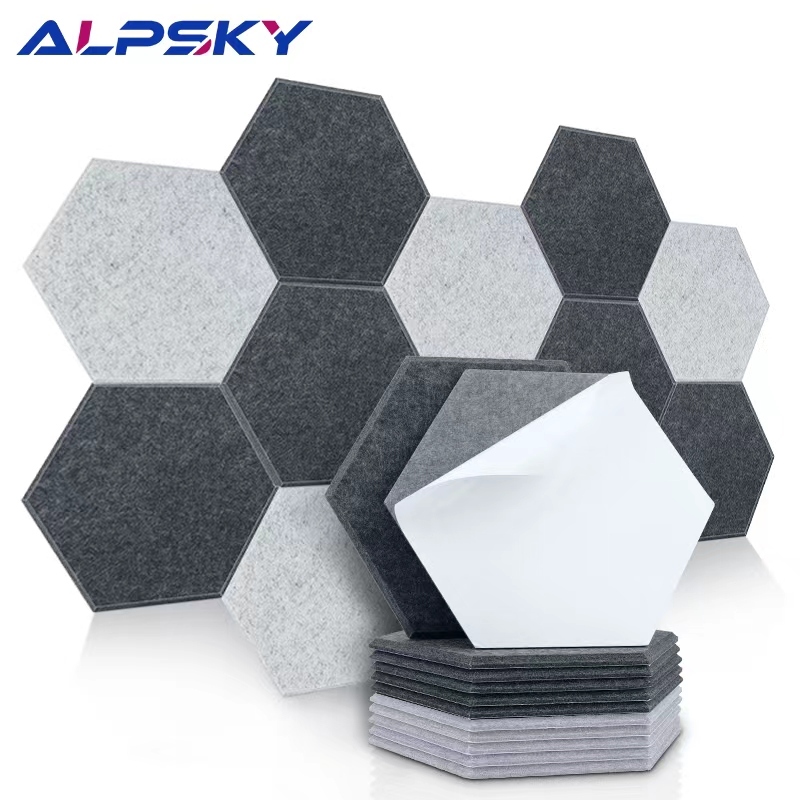 

6 шт., шестигранные акустические панели ALPSKY из полиэстера