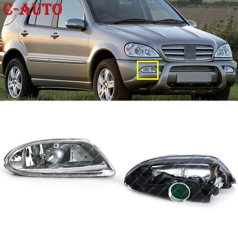 

Левая и правая автомобильная противотуманная фара для Mercedes Benz W163 ML ML350 ML500 ML430 ML320 ML55 для AMG 1638200428 1638200328 Сборка