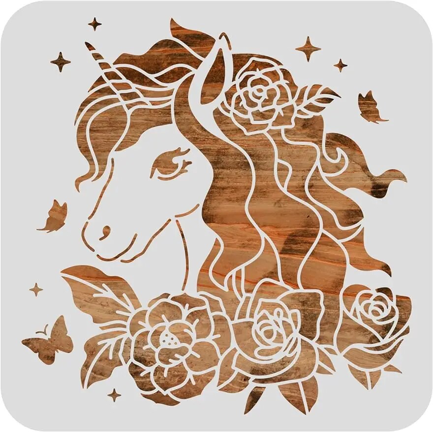 

Пластиковые трафареты Beebeecraft Фэнтези