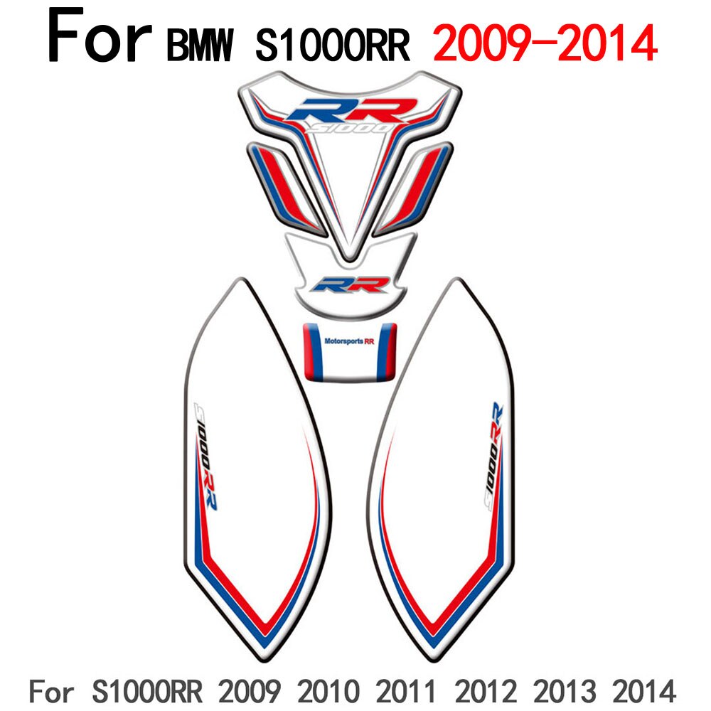 

Для BMW S1000RR S1000 RR 2009-2018 мотоциклетные наклейки на переднюю поверхность, наклейки на обтекатель, 3D гелевые защитные накладки, наклейки на топливный бак