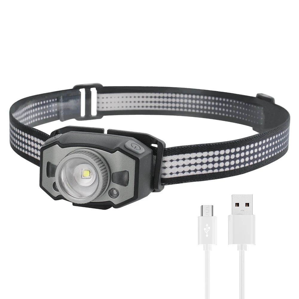 

BORUiT B33 красный налобный фонарь