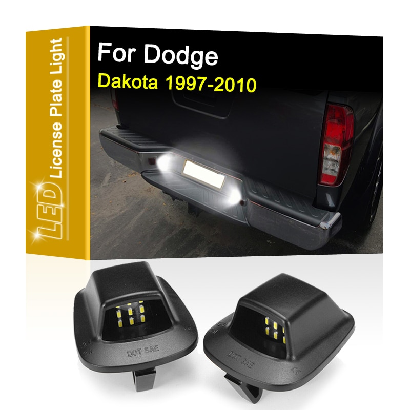 

12 В фонарь для Dodge Dakota 1997 1998 1999 2000 2001 2002 2003 2004 2005-2010 Белый номерной знак в сборе