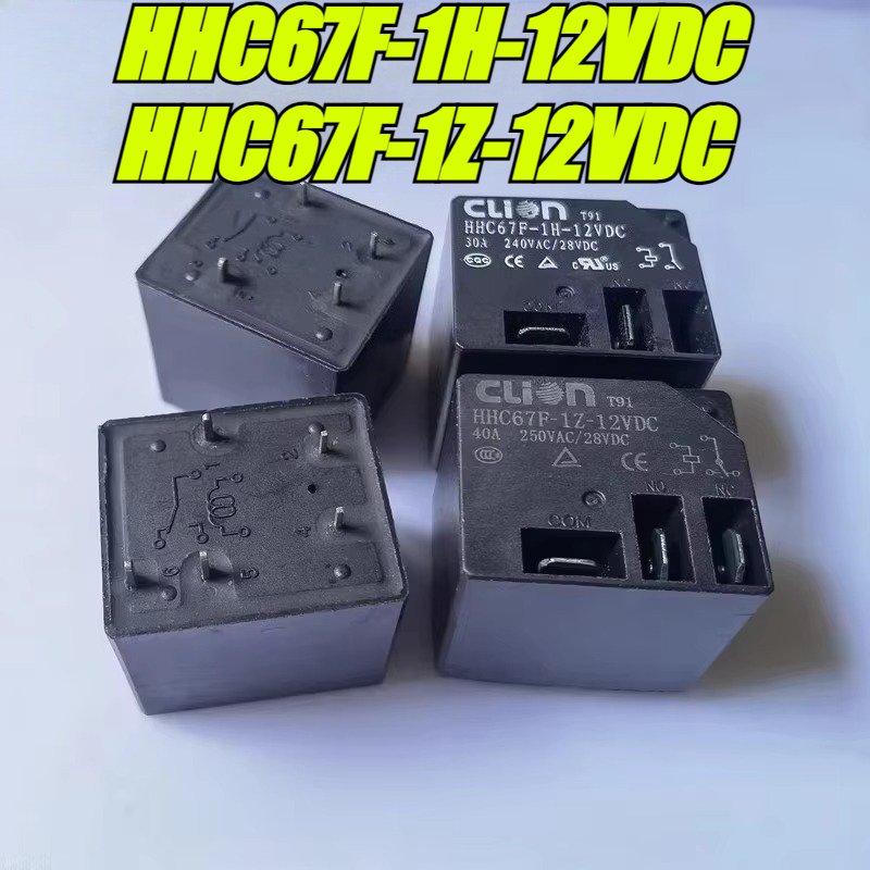 

(Совершенно новый оригинал) 1 шт./лот 100% оригинальное реле: HHC67F-1H-12VDC HHC67F-1Z-12VDC 4-5 контактов 30A 40A