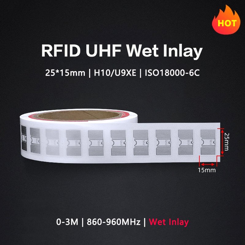 

RFID-метки UHF бумажные NXP U8/U9 20 шт