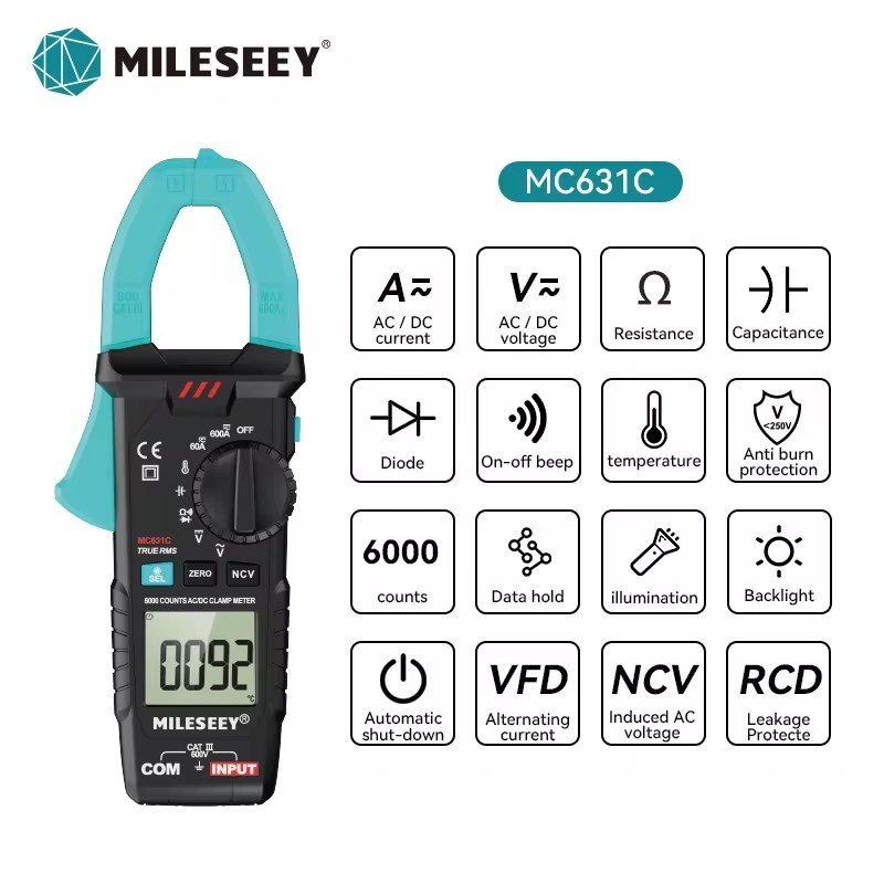 

Профессиональный цифровой мультиметр MILESEEY MC619