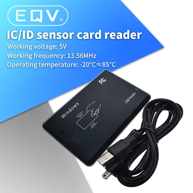 

13,56 МГц RFID десятичный USB-считыватель для Mifare1KS50 FM1108 Fudan08 ISO14443A