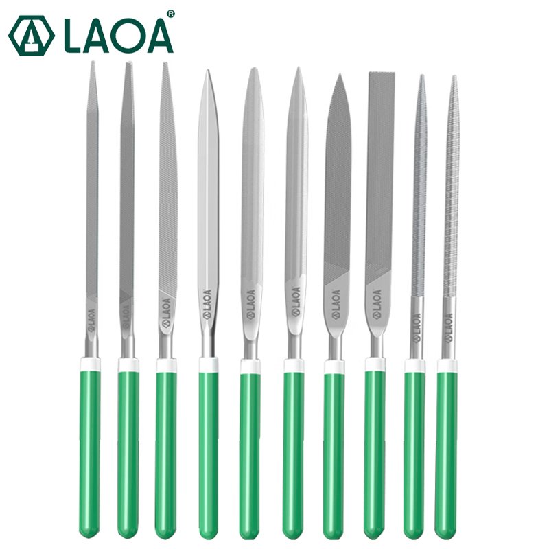 

Набор Напильников Для Металлообработки LAOA, 10 Шт., Плоские Круглые Квадратные Ручные Шлифовальные Инструменты, 5x180 Мм