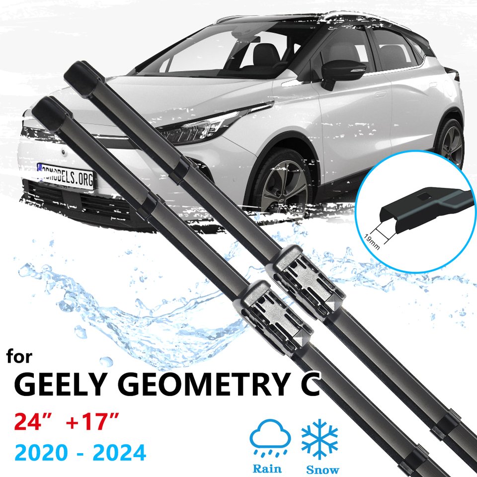 

Для Geely Geometry C 2020 2021 2022 2023 2024 Передние и задние комплекты стеклоочистителей, замена окон, очистка окон, автомобильные аксессуары