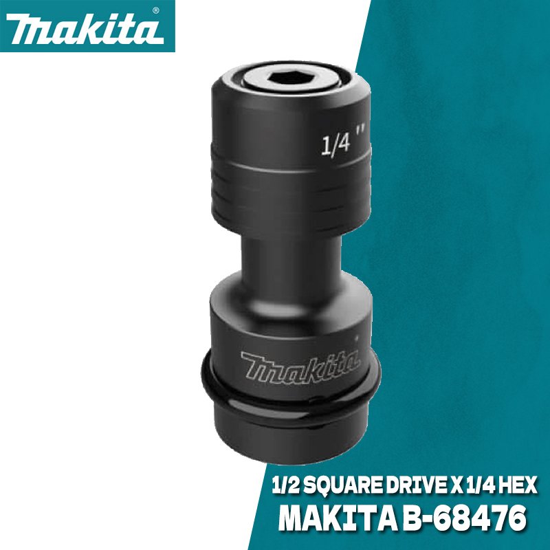 

MAKITA B-68476 Адаптер-переходник для электрического гаечного ключа 1/4 Прочный прочный адаптер Аксессуары для электроинструментов Makita