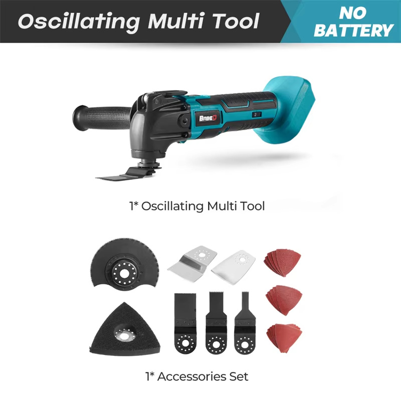 

Многофункциональный осциллирующий инструмент BABEQ Cordless Oscillating Multi Tool 18В