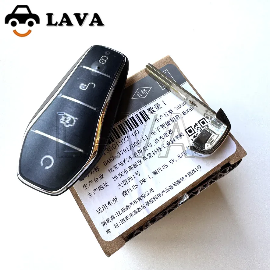 

Оригинальный автомобильный смарт-ключ LAVA, чип ID46 433,92 МГц для BYD Qin PLUS DM-i Qin PLUS EV Yuan PLUS SONG K2TF4-41A-F4AT, автомобильный ключ
