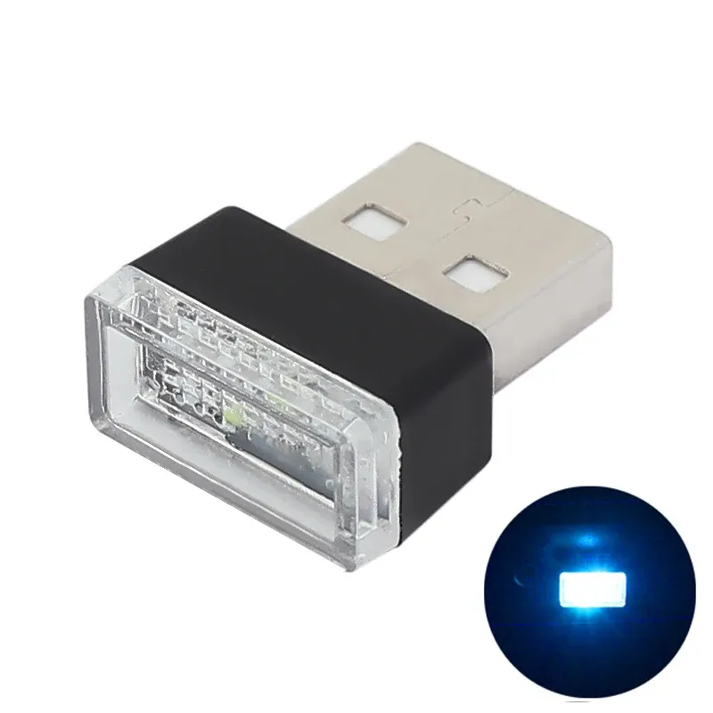 

1 шт., автомобильные мини-USB светодиодные атмосферные фонари, авто внутреннее освещение, украшение, аварийная лампа, авто красочный свет для автомобильных аксессуаров