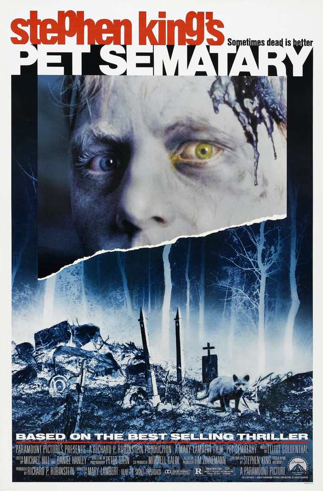 

Шелковый плакат фильм Pet Sematary (1989)