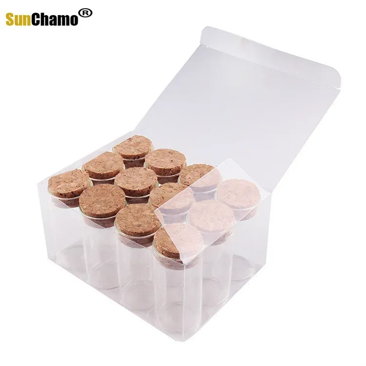 

Мини стеклянные бутылочки для желаний Sunchamo, 12 шт.