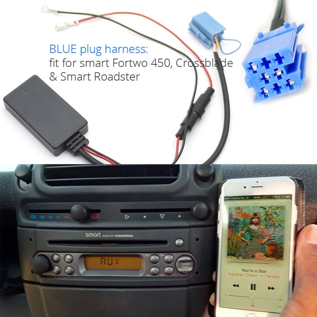 

Автомобильный Bluetooth 5,0 для Mercedes Benz Smart 450 451 Roadster грандинг радио хост 8Pin 6Pin порт Модуль Aux Интерфейс адаптер микрофон