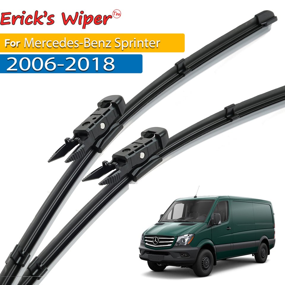 

Передние щетки стеклоочистителя Erick для Mercedes-Benz Sprinter NCV3 2007-2018, щетки для лобового стекла, дождя, 26 "+ 24"