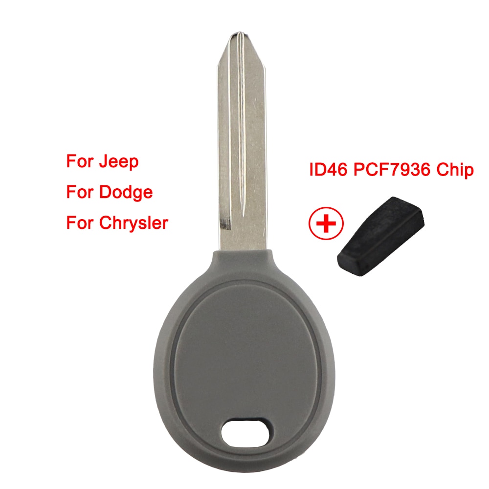 

Чехол YIQIXIN для автомобильного ключа для Jeep Wrangler 1998 2006 для Chrysler 300 Pacifica для Dodge Magnum Caravan Dakota транспондер ID46 чип