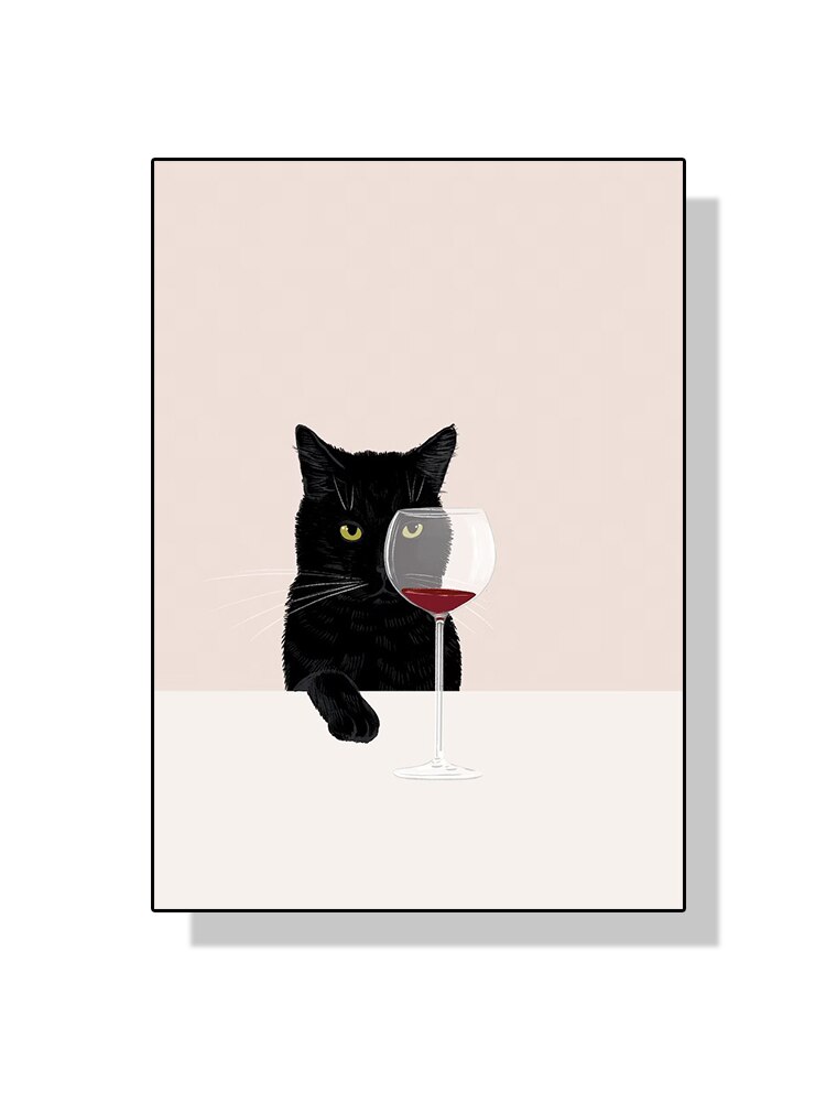 

Печать на холсте Kawaii Kitty