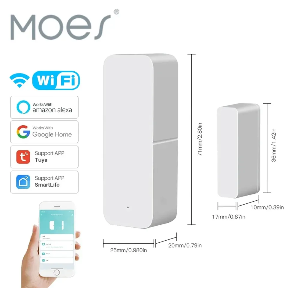 

MOES Tuya Wi-Fi датчик двери и окна