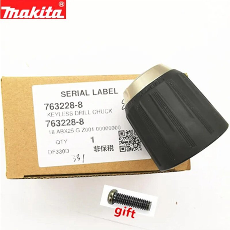 

Патрон ударной дрели MAKITA 763228-8 766007-3 0-10 мм 3/8-24UNF для DF330D FD02W AD02W DF331D DF330DWE